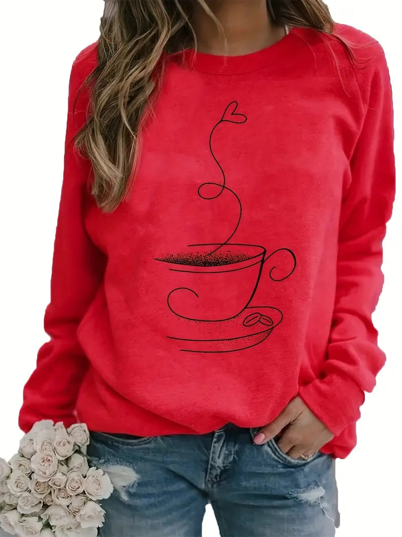Lune London | Cozy Coffee Graphic Sweatshirt