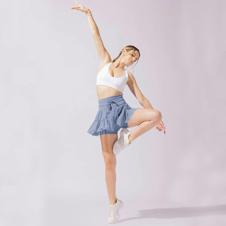 Lune London | High Waist Mini Skirt with Safety Shorts
