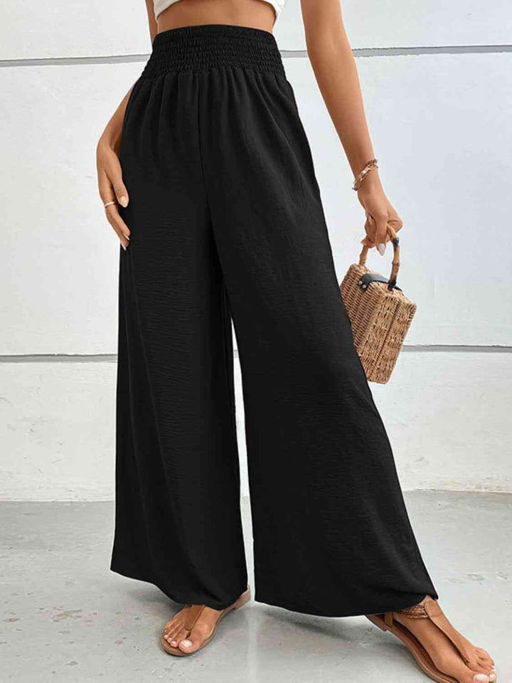 Lune London | Pantalon large avec jambe ample et coupe décontractée