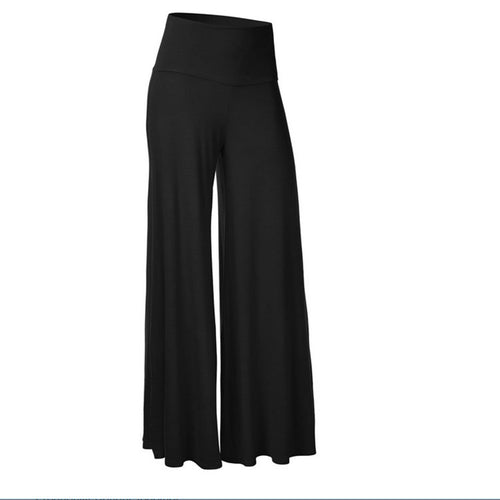 Casual palazzo pants for women with elastic waist and wide fit Lune Londonl