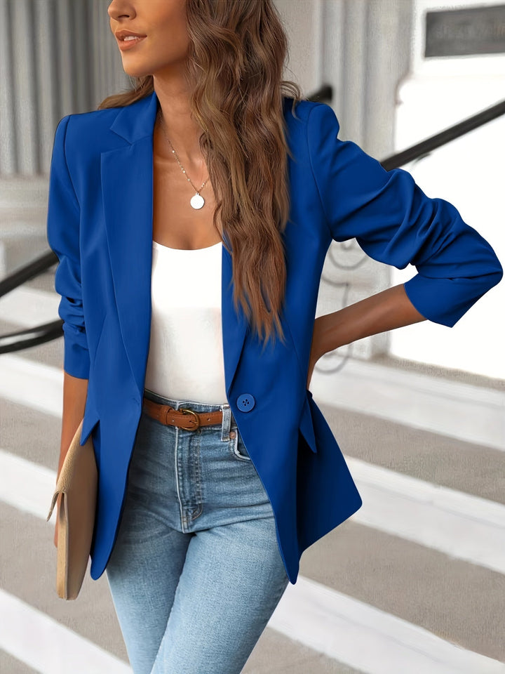 Lune London | Stylish Autumn Classic Business Blazer with Side Pockets for Women