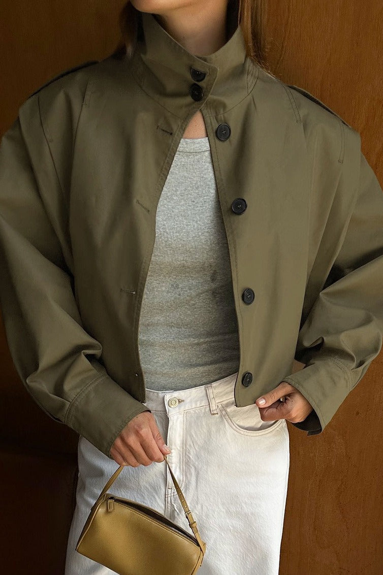 Lune London | Neck Long Sleeve Jacket