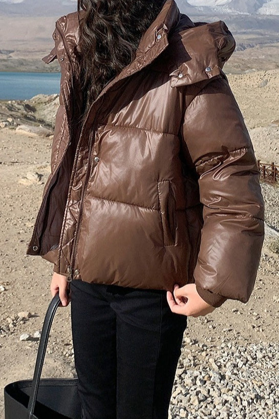 Lune London | Plush-lined oversized puffer jacket