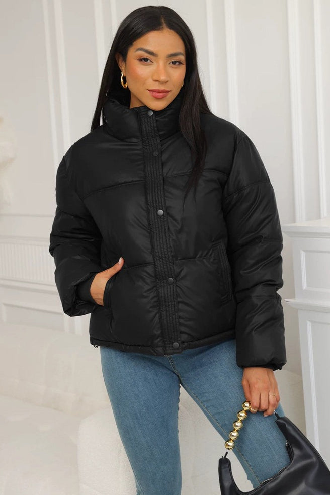Lune London | Stand-collar puffer coat