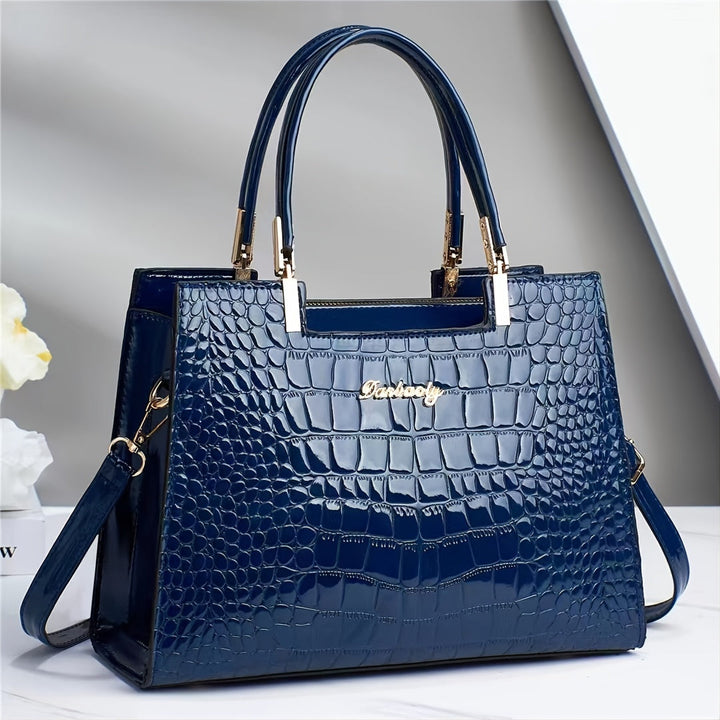 Lune London | Handbag Made Of Shiny Crocodile
