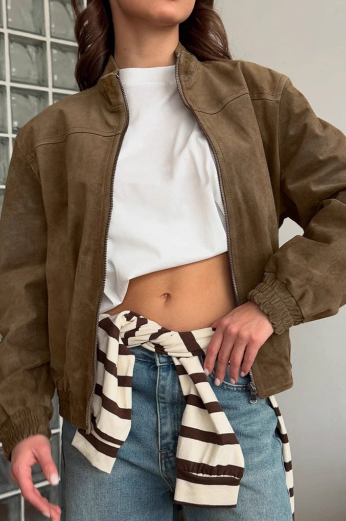 Lune London | Khaki Suede Jacket