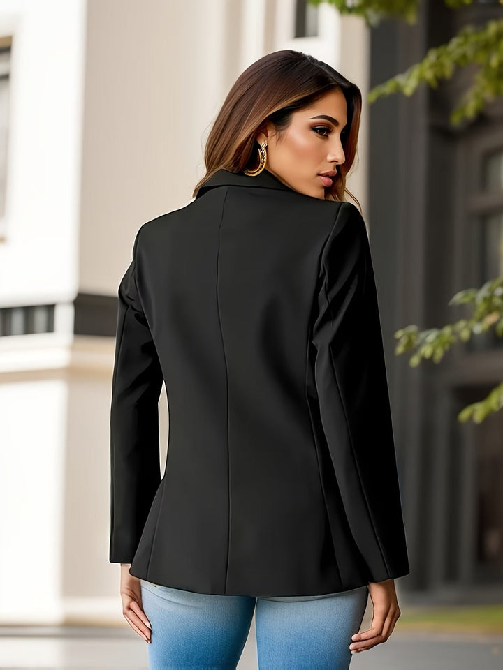 Lune London | Stylish Autumn Classic Business Blazer with Side Pockets for Women