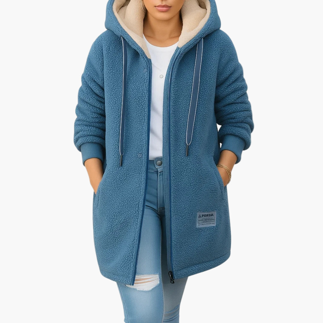 Lune London | Fleece Jacket with Hood - Fashionable Comfort for Leisure and Everyday Use