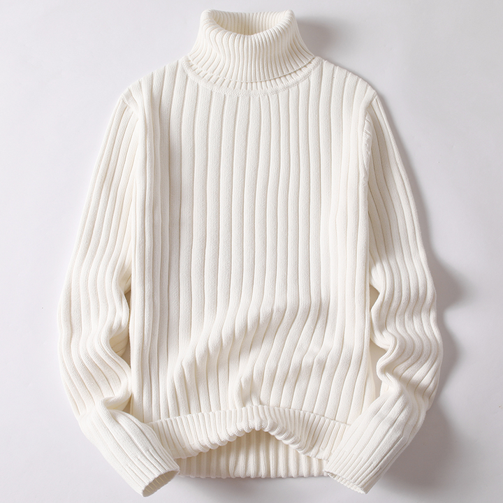 Lune London | Turtleneck Sweater - Soft Knit - Ribbed Design - Long Sleeve Warm Comfort