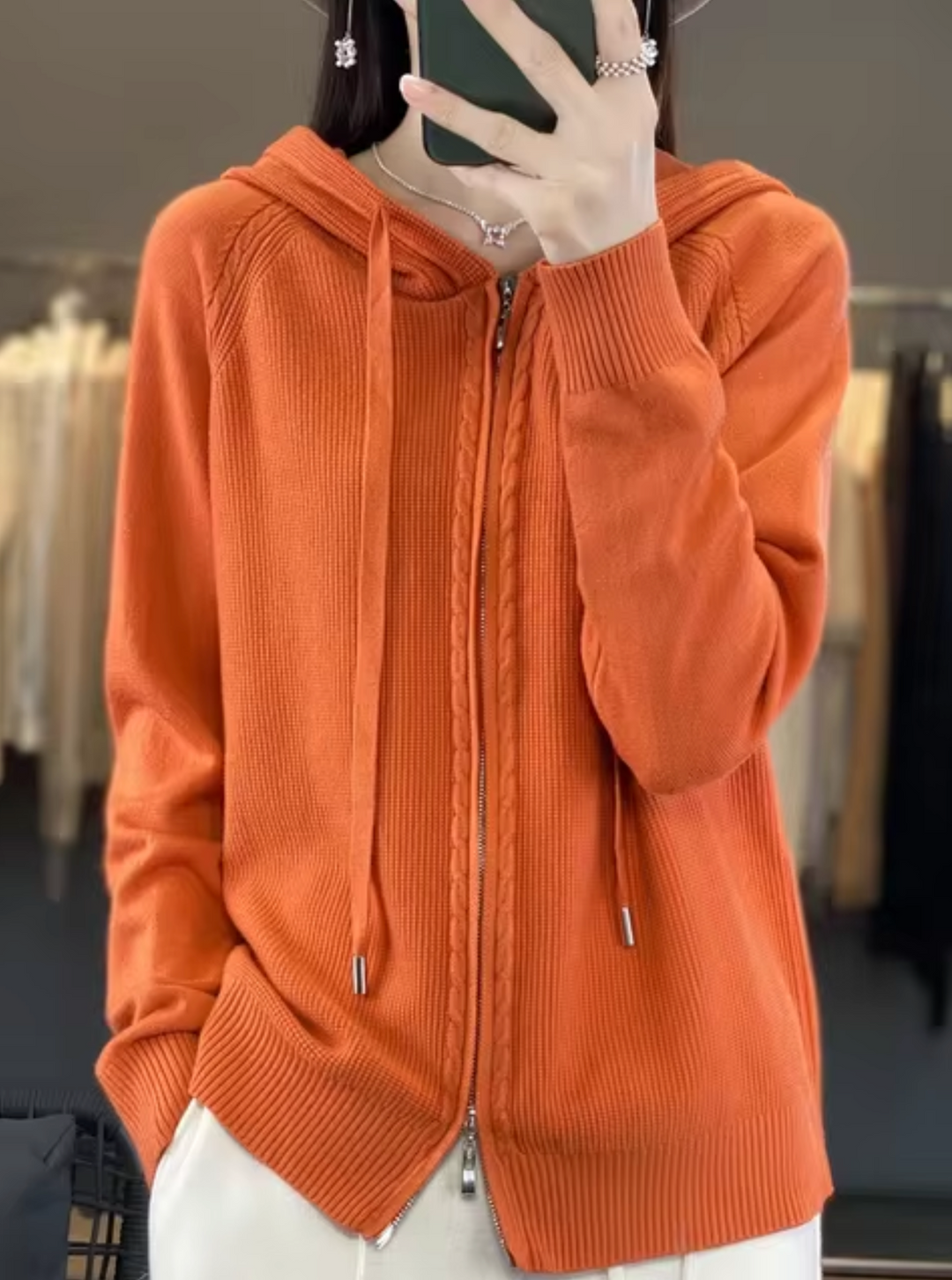 Chic und Stil | Hooded cardigan