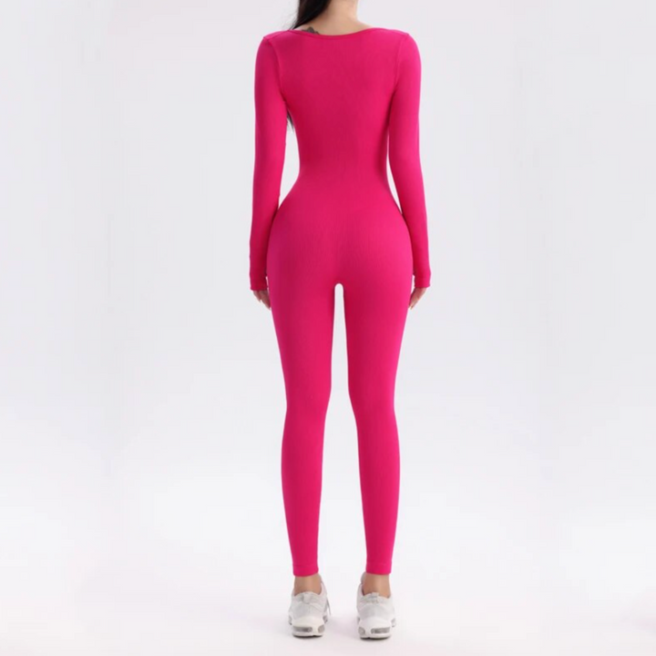 Lune London | Solid Long Sleeve Sports Jumpsuit