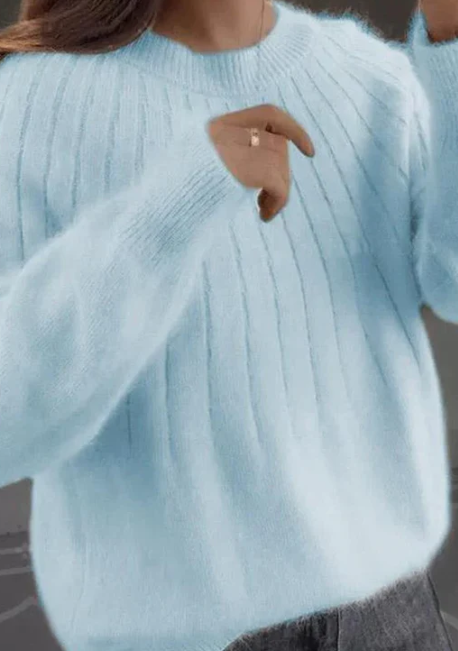 Lune London | Fluffy Cashmere Knit Sweater