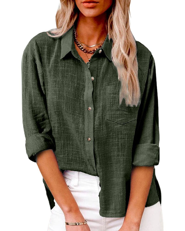 Lune London | Cotton-Linen Blouse