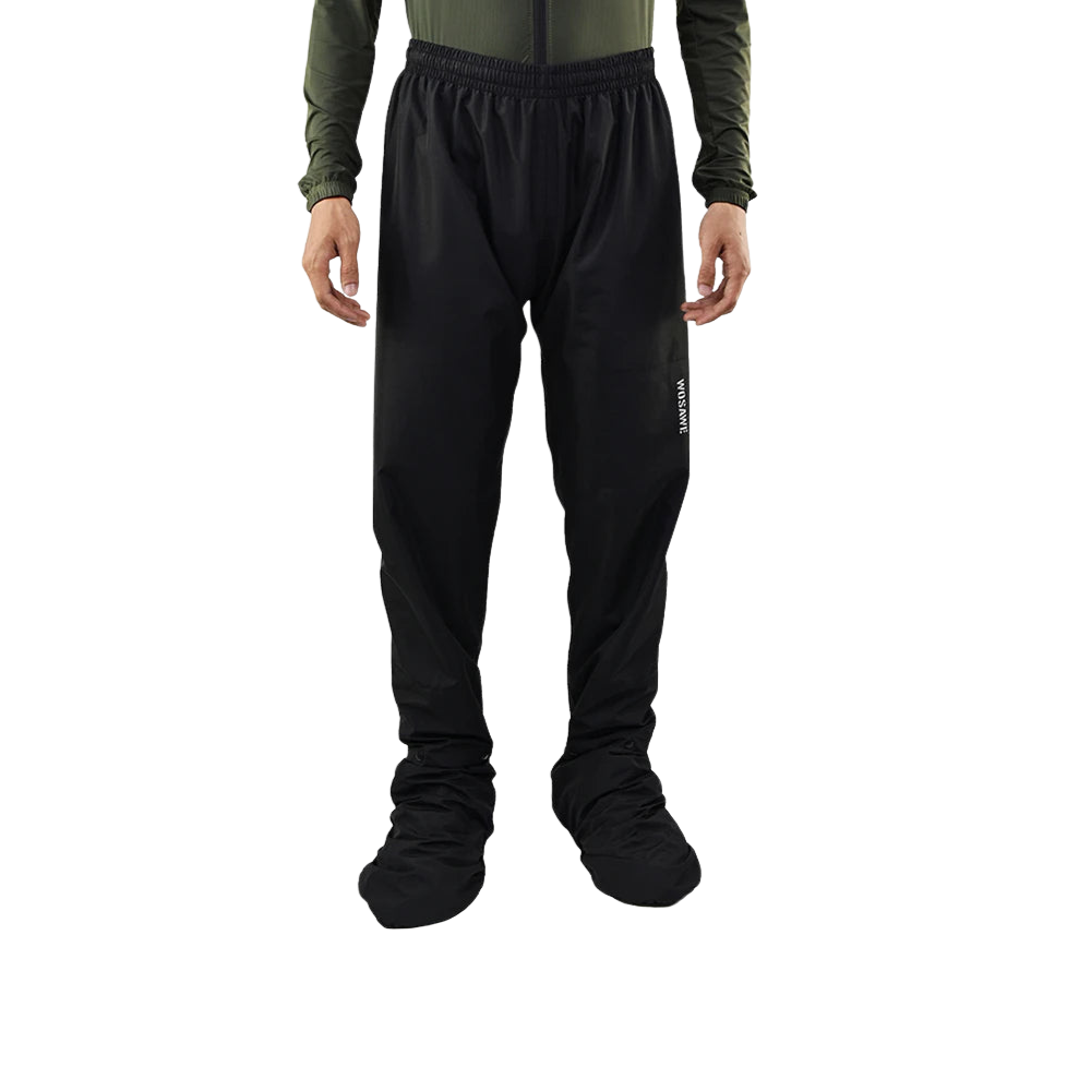 Lune London | Men's Waterproof Motorcycle Rain Jacket - Reflective Black/Green S-2XL