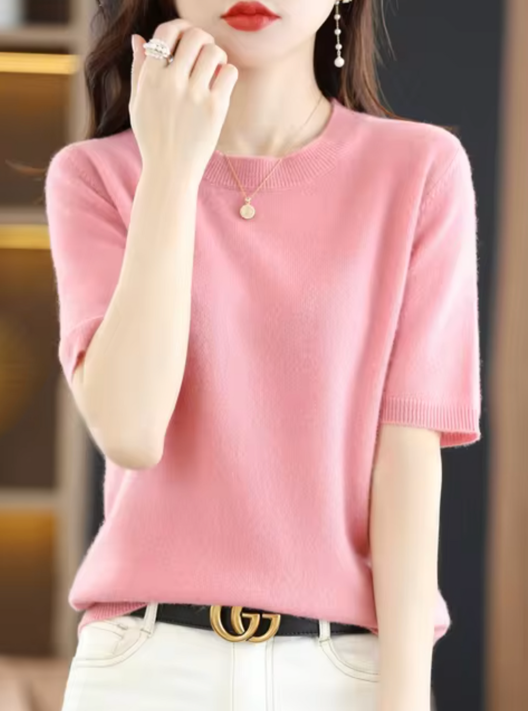 Lune London | Short-Sleeved Wool Sweater