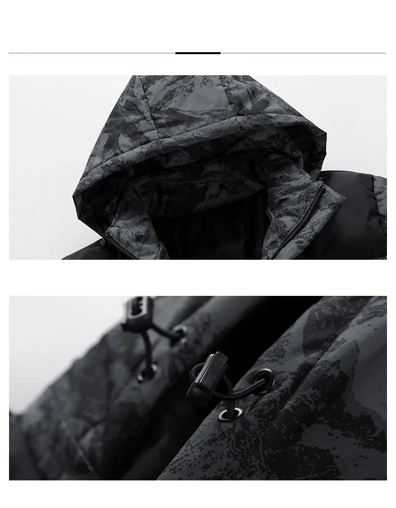 Chic Und Stil | Men's Down Jacket with Hood