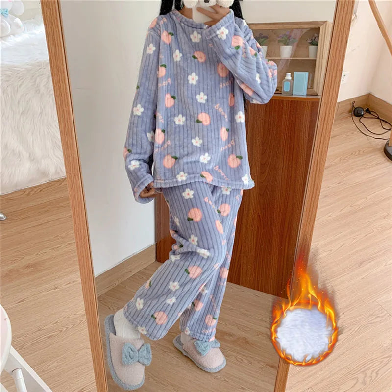 Lune London | Fleece Comfort Pajamas - Soft, Warm and Comfortable in 7 Trendy Variants