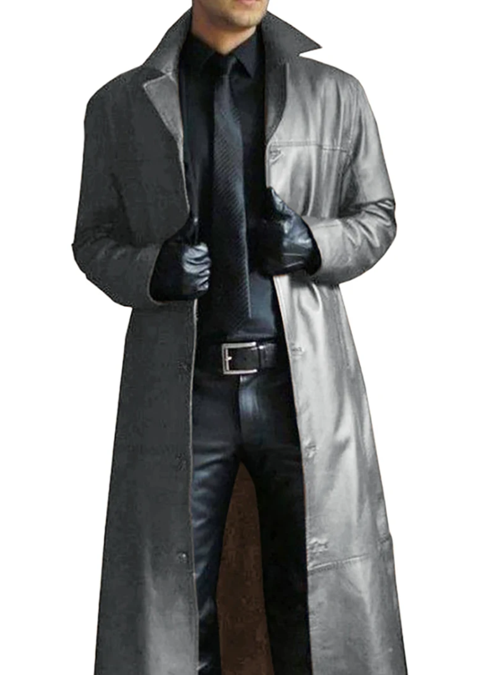 Lune London | Long Leather Coat for Men