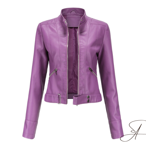 Lune London | Leather jacket - Modern design with zipper and pockets - Comfortable fit - Sydney