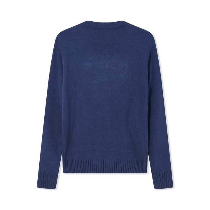 Lune London - Streetwear Autumn Knit Sweater with American Flag for Women