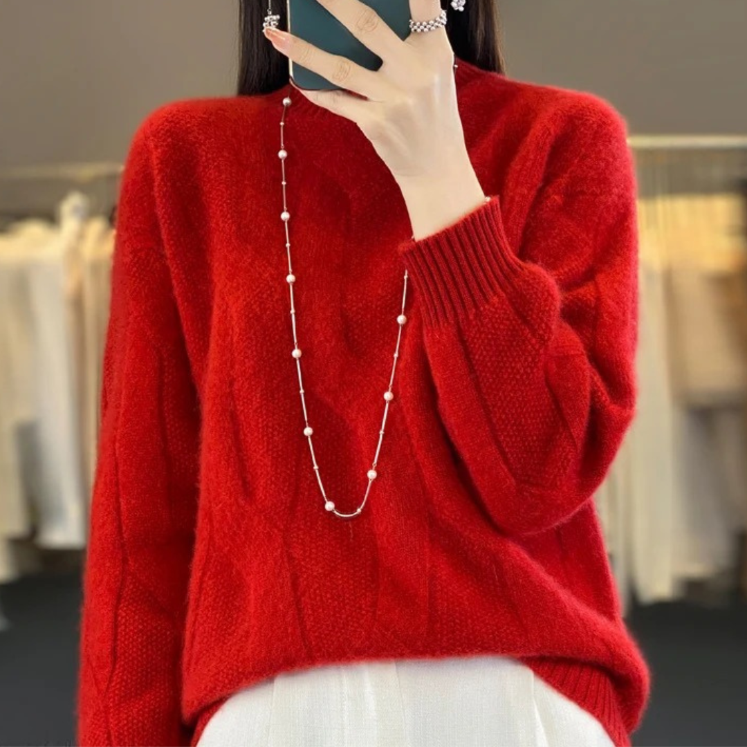 Lune London | Locker Knit Wool Sweater