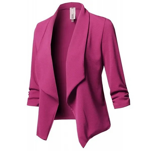 Lune London | Women's Blazer Open Front Elegant Light