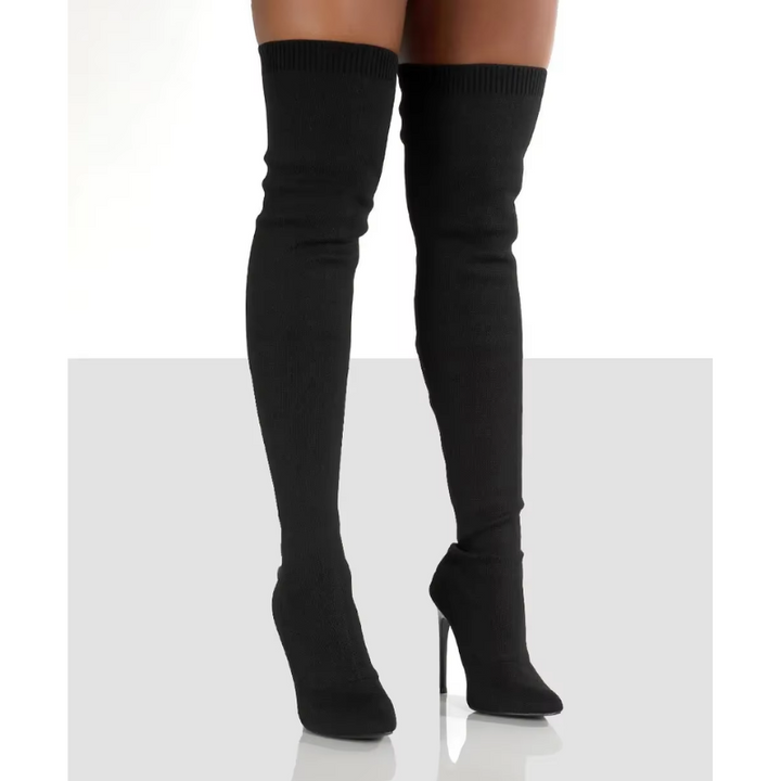 Lune London | Overknee Stretch Stiletto Boots Elegant Ladies Boots