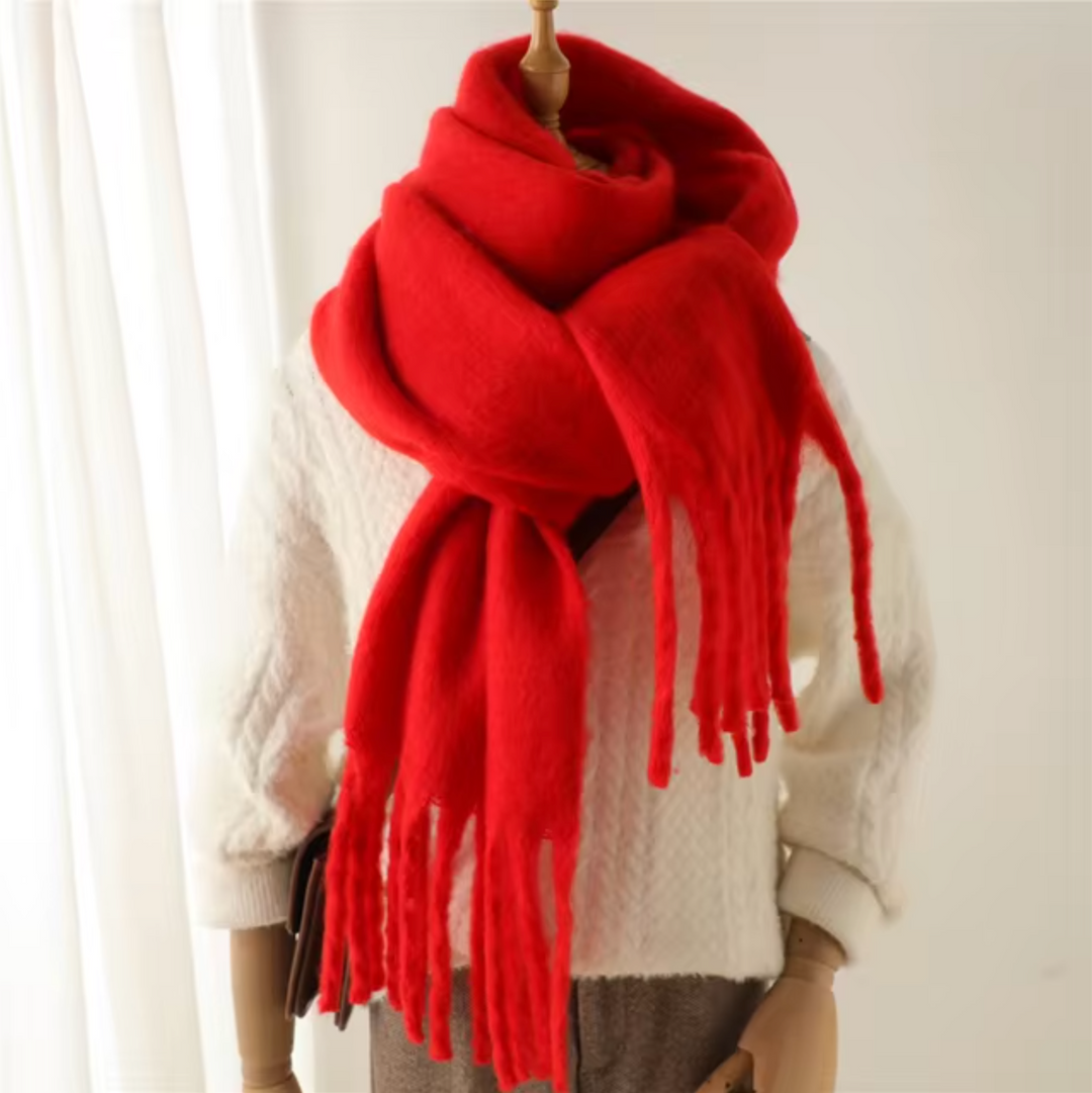 Women’s Pashmina Winter Scarf with Fringes – Warm & Elegant | Lune London