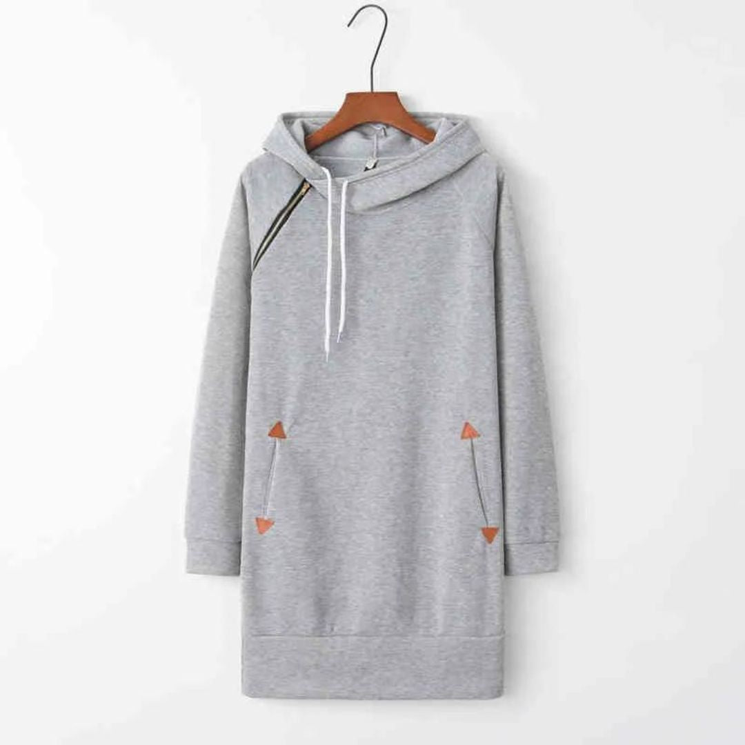 Lune London | Casual hoodie sweatshirt dress with pockets