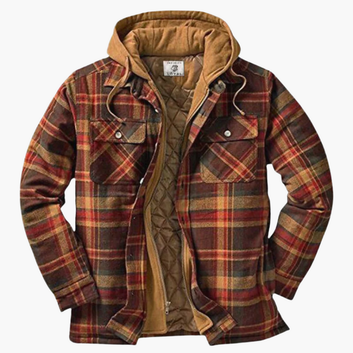 Lune London | Lumberjack style leisure jacket with hood - Timeless & warm for the outdoors and everyday life