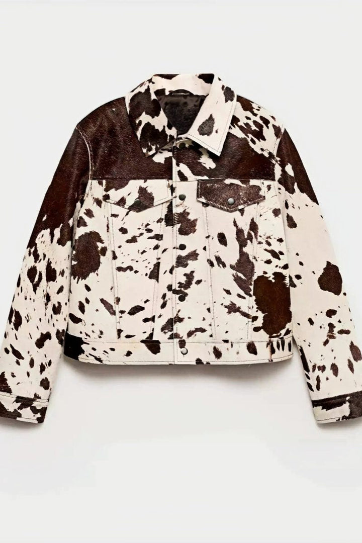 Lune London | Print Faux-Fur Shirt Jacket