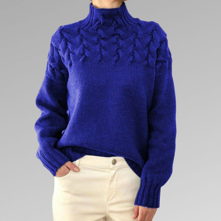 Lune London | Pull en col roulé élégant et chaud