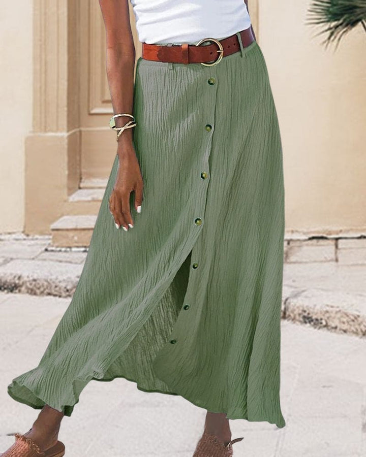 Lune London | Longer skirt with buttons