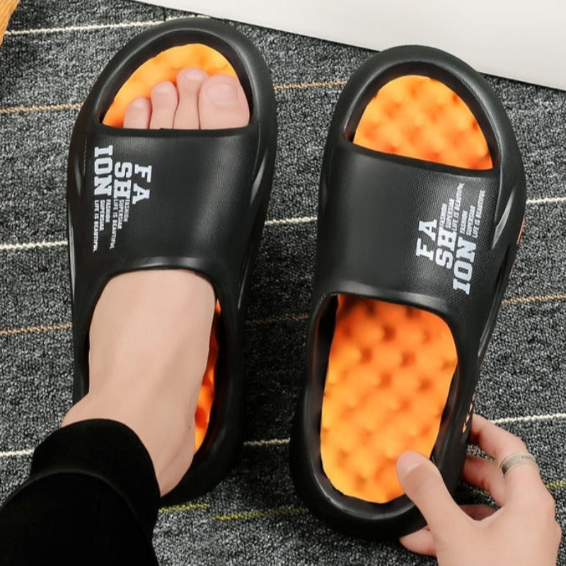 Lune London | Luxury Orthopedic Men's Slippers with Soft Insole and Non-Slip Sole