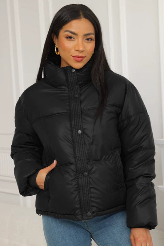 Lune London | Stand-collar puffer coat