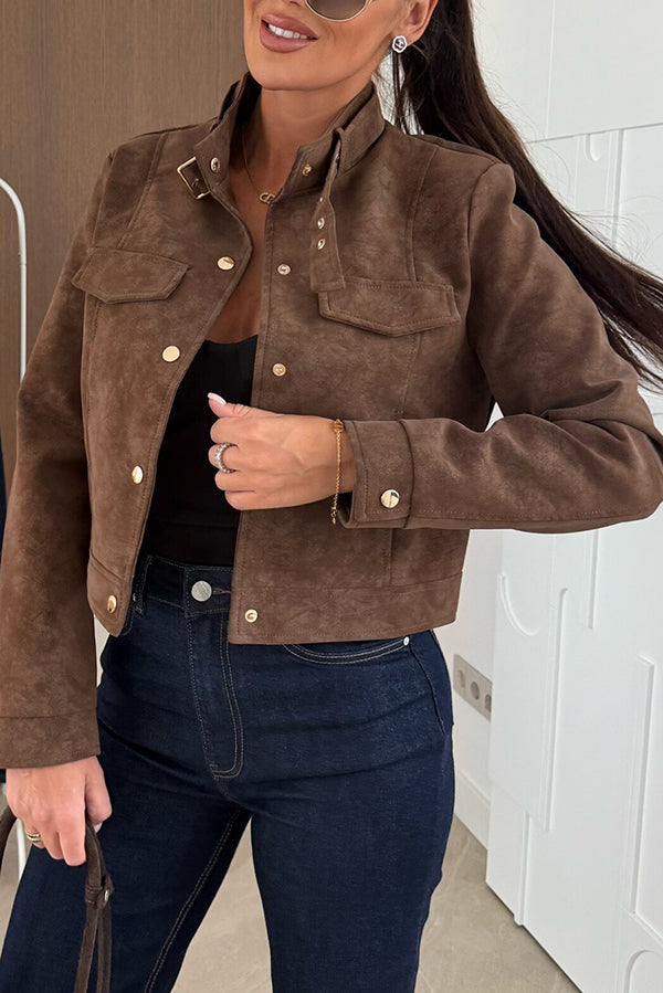 Lune London | Stylish long-sleeved casual jacket with buttons