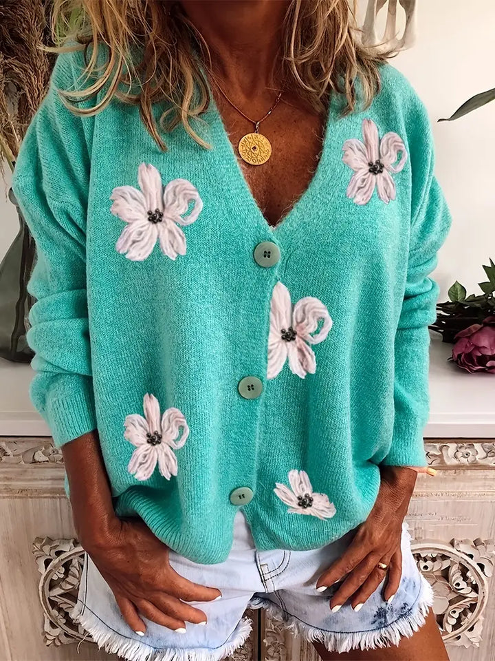 Lune London | Solid color cutout knit sweater - Elegant women's fashion