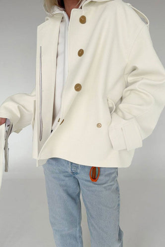 Lune London | Fake Suede Draped Jacket