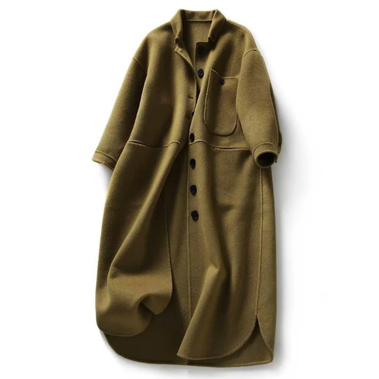 Lune London | Coat - Long elegant silhouette - Wide lapel - Comfortable casual fit