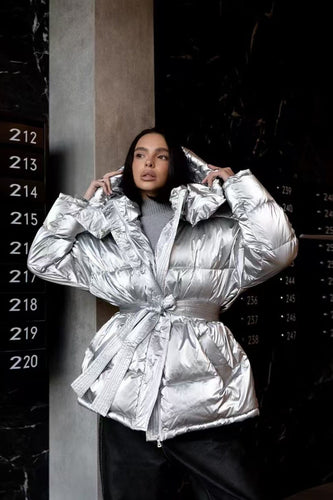 Lune London | Hooded Belted Quilted Puffer Coat