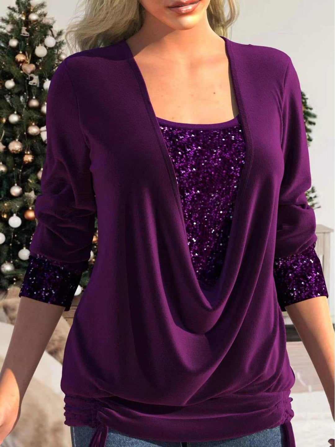 Lune London | Glitter Sequins Top