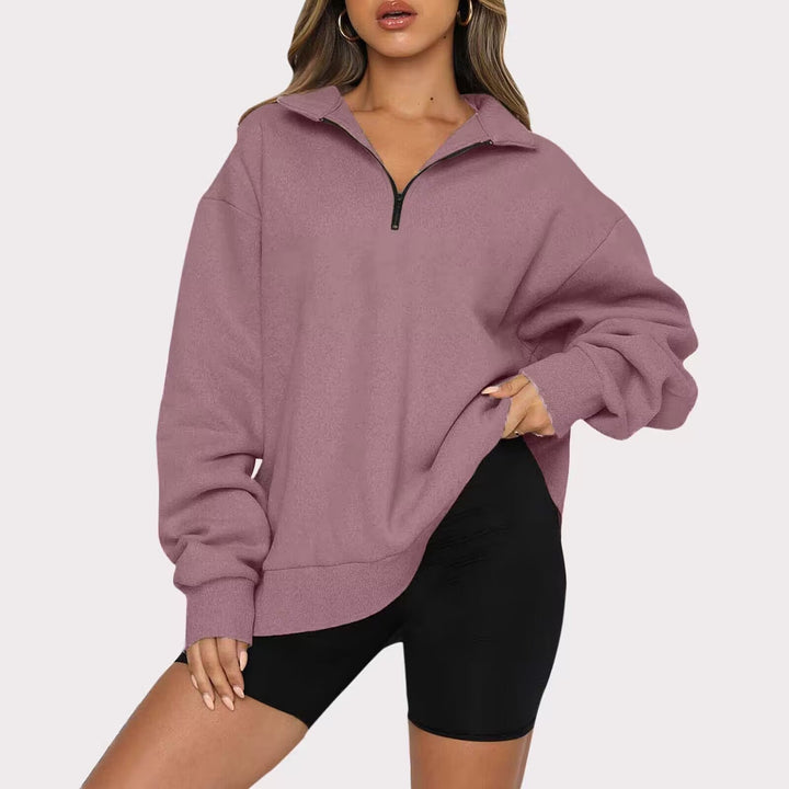 Lune London | Sweatshirt with collar for women