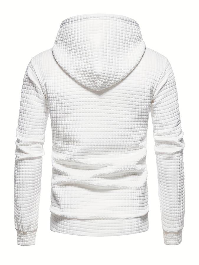 Lune London | Casual Waffle Pattern Hoodie for Men
