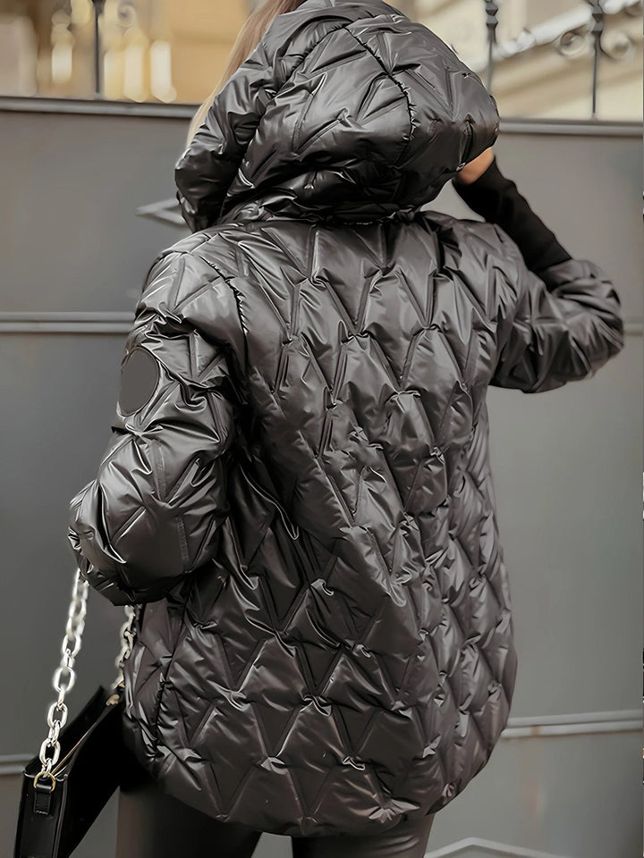 Lune London | Cozy patchwork cotton jacket for a layered look in a casual style