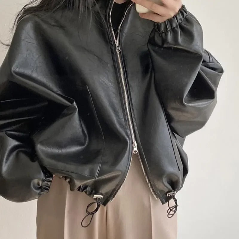 Lune London | Personalized Hip-Hop PU Leather Jacket