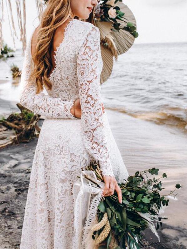 Lune London | Maternity Fashion for Photoshoot Baby Shower Wedding Maxi Dress Lace V-Neck Backless White Elegant