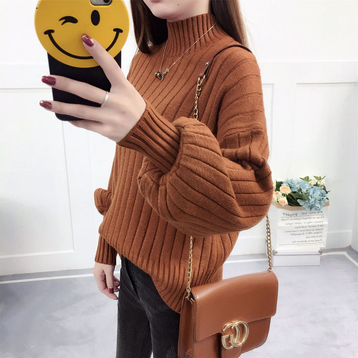 Sweaters and knits for women with a high collar and relaxed fit Lune London