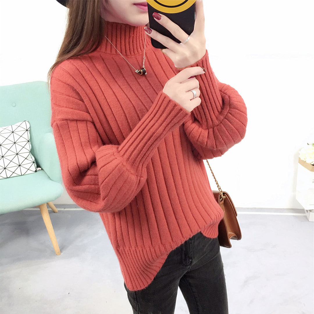 Sweaters and knits for women with a high collar and relaxed fit Lune London