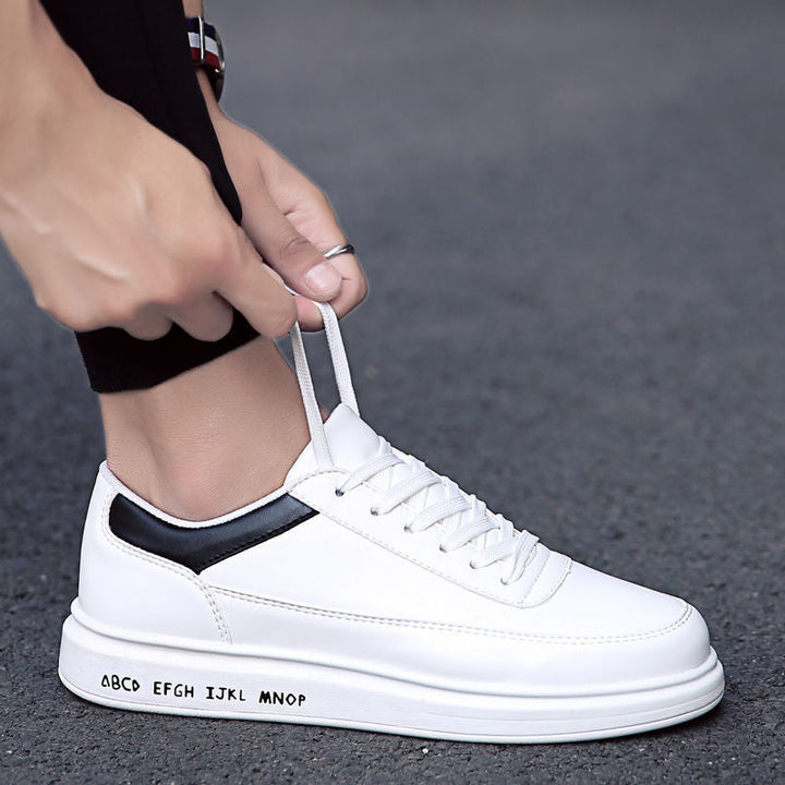 Lune London | Flat White Casual Shoes Made Of Rubber