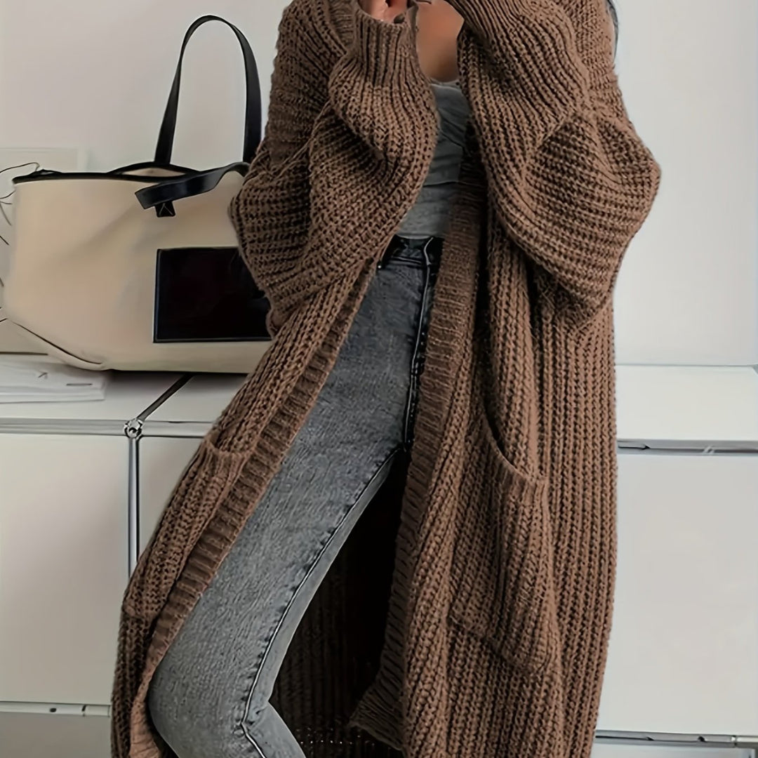 Lune London | Cozy knit cardigan with belt for women